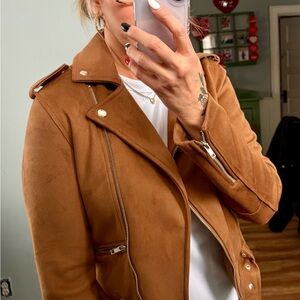 H&M Brown Leather Jacket 6